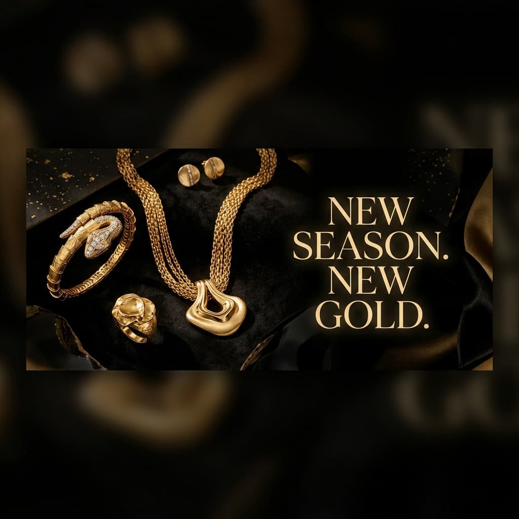 New Season, New Gold Promotional Banner